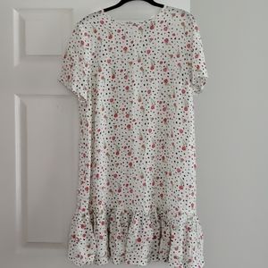 Asos maternity polka dot floral dress